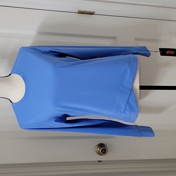 TGP The Gym People Size L Sea Blue Long Sleeve Athletic Top, NEW with Tag - Picture 2 of 15